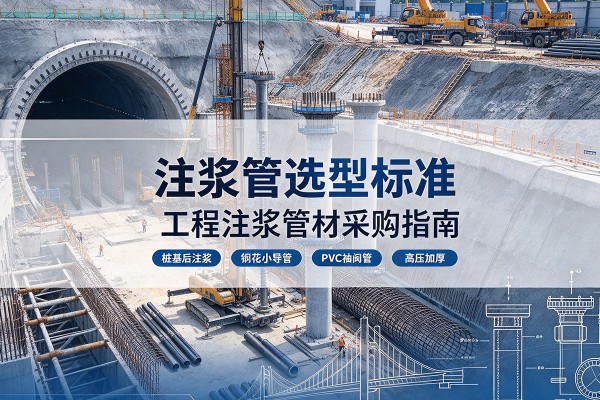 五峰注浆管选型标准