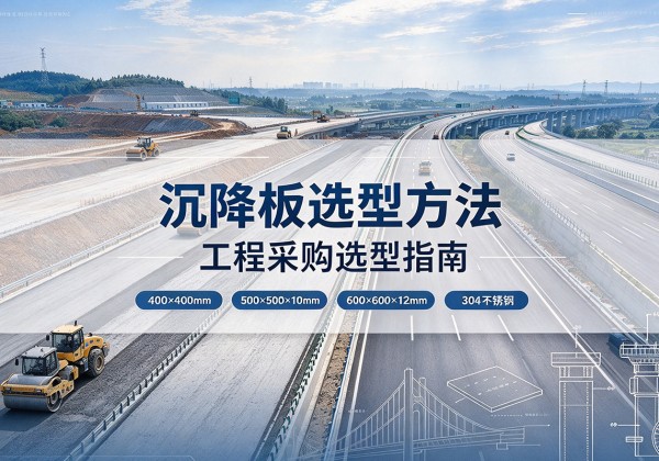 五峰沉降板选择方法